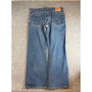 Levis 517 Bootcut Jeans Mens Blue Denim Western Cowboy Western Streetwear 38x30